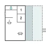 2 Bedroom Cozy In Hébergement de vacances Ebeltoft