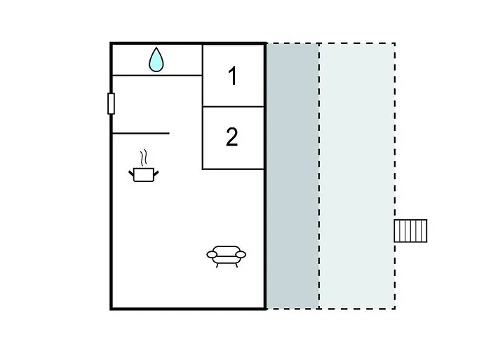 2 Bedroom Cozy In 別荘 エーベルトフト